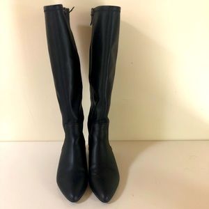 Franco sarto black knee high boots